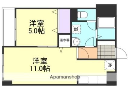 岡山県倉敷市松島(賃貸マンション1LDK・3階・41.70㎡)の写真 その2