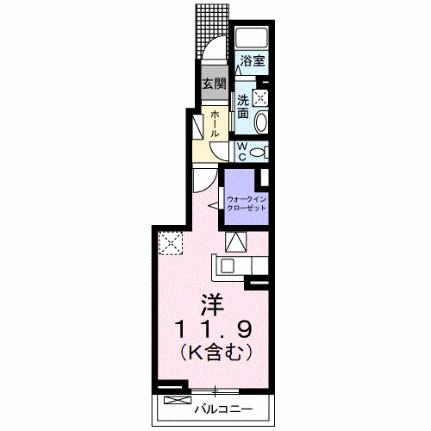 グレース　ノバ 102｜岡山県倉敷市新田(賃貸アパート1K・1階・32.94㎡)の写真 その2