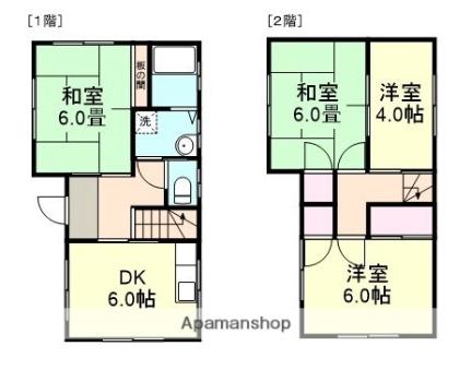 近藤貸家1 ｜岡山県倉敷市西富井(賃貸一戸建4DK・1階・67.00㎡)の写真 その2