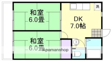 プレアール老松町III ｜岡山県倉敷市老松町２丁目(賃貸マンション2DK・4階・39.42㎡)の写真 その2