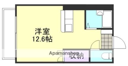 インフィニット ｜岡山県倉敷市西尾(賃貸アパート1R・1階・21.00㎡)の写真 その2