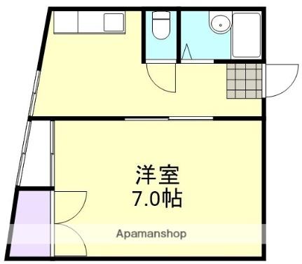 エミリービル ｜岡山県倉敷市鳥羽(賃貸マンション1K・3階・25.00㎡)の写真 その2