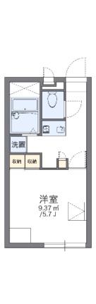 レオパレスエスポワール戸板II 207｜岡山県倉敷市中庄(賃貸アパート1K・2階・20.28㎡)の写真 その2