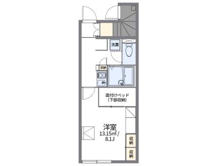 レオパレスさくらや 102｜岡山県総社市駅南１丁目(賃貸アパート1K・1階・23.61㎡)の写真 その2