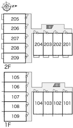 レオパレスルピナス高柳東町 203｜岡山県岡山市北区高柳東町(賃貸アパート1K・2階・23.18㎡)の写真 その12