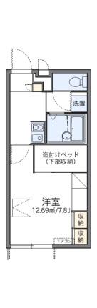 レオパレスパル北方III 101｜岡山県岡山市北区北方１丁目(賃貸アパート1K・1階・21.81㎡)の写真 その2