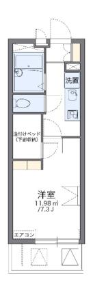 レオパレスグローリー 207｜広島県福山市新市町大字新市(賃貸マンション1K・2階・20.81㎡)の写真 その2