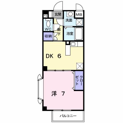 カーサ　セレーノ 205｜広島県福山市南松永町２丁目(賃貸アパート1DK・2階・32.94㎡)の写真 その2