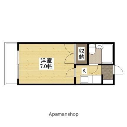 エステート山根 408｜広島県広島市東区山根町(賃貸マンション1K・4階・20.62㎡)の写真 その2