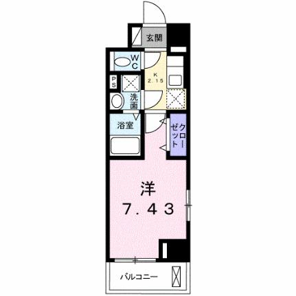 プラーサート　南観音 1101｜広島県広島市西区南観音４丁目(賃貸マンション1K・11階・26.08㎡)の写真 その2