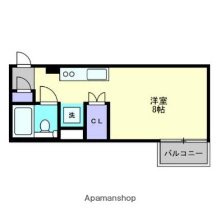 広島県広島市中区大手町３丁目（賃貸マンション1R・3階・17.41㎡） その2