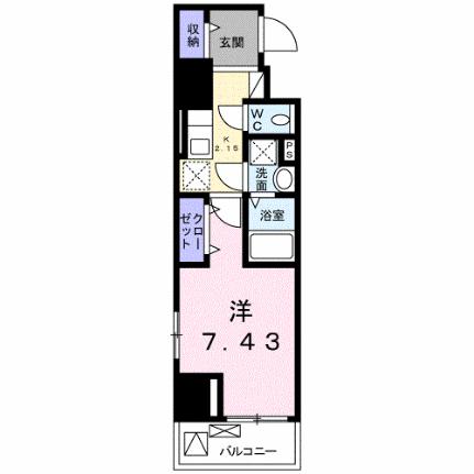 プラーサート　南観音 204｜広島県広島市西区南観音４丁目(賃貸マンション1K・2階・29.13㎡)の写真 その2