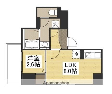 グランディール住吉 ｜広島県広島市中区住吉町(賃貸マンション1LDK・4階・29.78㎡)の写真 その2