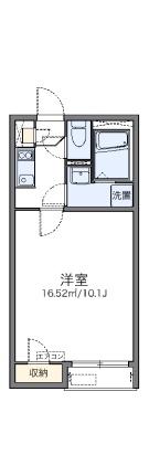 レオネクストルミナーレII 207｜広島県福山市神辺町字徳田(賃貸アパート1K・2階・27.21㎡)の写真 その2