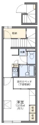 レオパレス連 206｜広島県福山市神辺町(賃貸アパート1K・2階・28.02㎡)の写真 その2