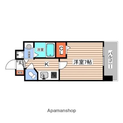 広島県広島市安佐南区上安２丁目(賃貸マンション1K・10階・21.66㎡)の写真 その2