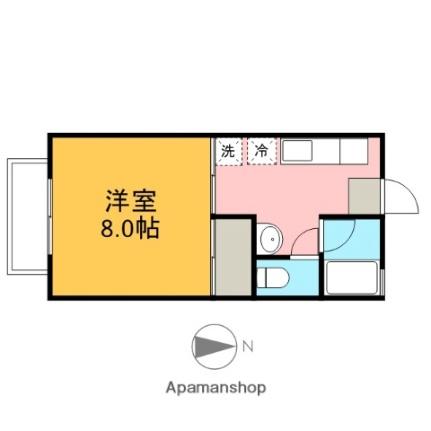 下見ハイツＡ棟 7｜広島県東広島市西条町下見(賃貸アパート1K・2階・26.49㎡)の写真 その2