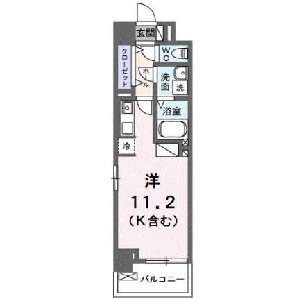 ルチェンテ 204｜広島県東広島市西条朝日町(賃貸マンション1R・2階・30.98㎡)の写真 その2