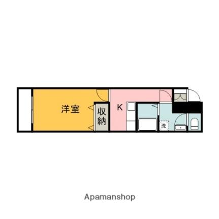 第1西本ビル 408｜広島県広島市東区牛田新町３丁目(賃貸マンション1K・4階・25.12㎡)の写真 その2