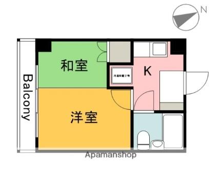 ピュアハウス 305｜広島県広島市中区千田町３丁目(賃貸マンション1K・3階・20.91㎡)の写真 その2