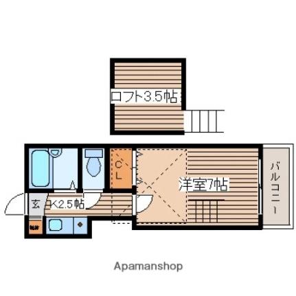 メイポール江波 104｜広島県広島市中区江波本町(賃貸アパート1K・1階・20.00㎡)の写真 その2