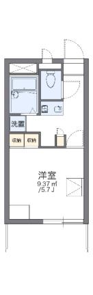 レオパレスＳビルＴＡＮＮＡ 208｜広島県広島市南区丹那町(賃貸マンション1K・2階・20.28㎡)の写真 その2