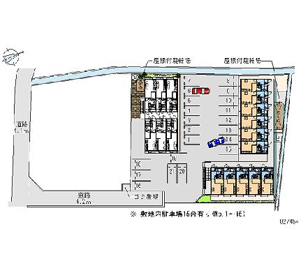 レオパレスサンシャインコーボー 207｜広島県広島市安佐南区川内３丁目(賃貸アパート1K・2階・21.81㎡)の写真 その20