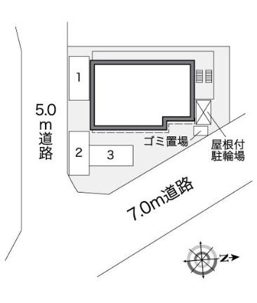 レオパレス南の風 301｜広島県広島市中区江波二本松１丁目(賃貸マンション1K・3階・20.28㎡)の写真 その16