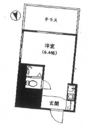 ジョイフル住吉 101号室｜広島県広島市中区住吉町(賃貸マンション1R・1階・19.80㎡)の写真 その2