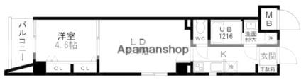 ＬＩＦＥＭＥＮＴーＫ段原 402｜広島県広島市南区段原３丁目(賃貸マンション2K・4階・37.56㎡)の写真 その2