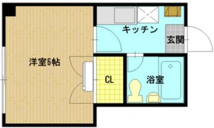 広島県広島市南区皆実町３丁目(賃貸マンション1K・2階・25.47㎡)の写真 その2