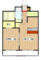 広島県広島市西区三篠町１丁目（賃貸マンション1LDK・3階・38.80㎡） その2