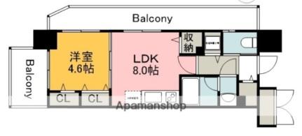 ファビュラス曙 801｜広島県広島市東区曙２丁目(賃貸マンション1LDK・8階・32.43㎡)の写真 その2