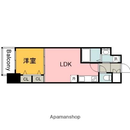 Ｓ－ＲＥＳＩＤＥＮＣＥ国泰寺町二丁目 403｜広島県広島市中区国泰寺町２丁目(賃貸マンション1LDK・4階・29.96㎡)の写真 その2