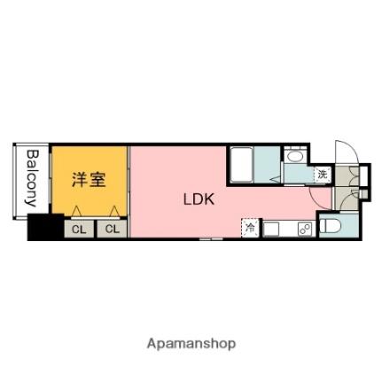 Ｓ－ＲＥＳＩＤＥＮＣＥ国泰寺町二丁目 1303｜広島県広島市中区国泰寺町２丁目(賃貸マンション1LDK・13階・31.95㎡)の写真 その2