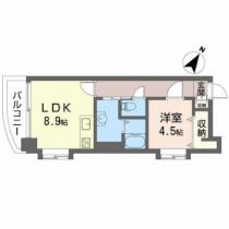 Ｇｏｌｄ　Ｃｏｕｒｔ　宝町 201 ｜ 広島県広島市中区宝町（賃貸マンション1LDK・2階・41.01㎡） その2