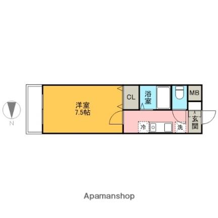 センチュリー曙I ｜広島県広島市東区曙５丁目(賃貸マンション1K・2階・24.00㎡)の写真 その2