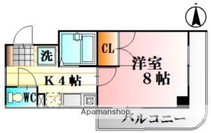 アストラルヤマナカ 705｜広島県広島市安佐南区中須１丁目(賃貸マンション1K・7階・24.44㎡)の写真 その2