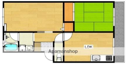 田中マンション 402｜広島県広島市安佐南区八木９丁目(賃貸マンション2DK・4階・53.00㎡)の写真 その2