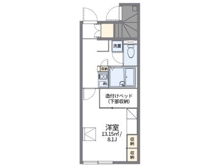 レオパレス行友 101｜広島県広島市安佐南区上安３丁目(賃貸アパート1K・1階・23.61㎡)の写真 その2