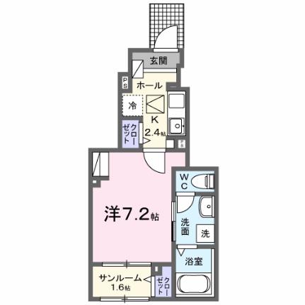 アメニティせせら 105｜広島県広島市安佐南区八木１丁目(賃貸アパート1K・1階・29.72㎡)の写真 その2