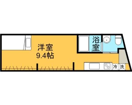 広島県広島市佐伯区五日市中央４丁目(賃貸アパート1R・1階・20.27㎡)の写真 その2