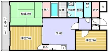 ファーレ高須 402号室｜広島県広島市西区高須２丁目(賃貸マンション3DK・4階・57.78㎡)の写真 その2