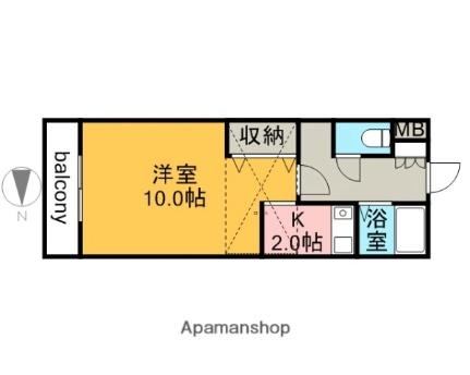 コンフォール井口 201｜広島県広島市西区井口３丁目(賃貸マンション1K・2階・29.16㎡)の写真 その2