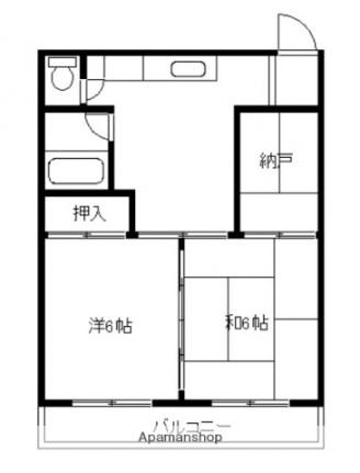 亀谷ビル 203｜広島県広島市中区大手町３丁目(賃貸マンション2SDK・2階・44.40㎡)の写真 その2