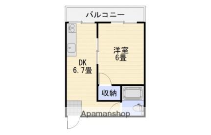 第一今井ビル 412｜広島県広島市東区光町２丁目(賃貸マンション1DK・4階・28.08㎡)の写真 その2