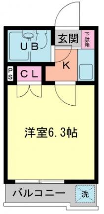 エステート14東雲 203号室｜広島県広島市南区東雲２丁目(賃貸マンション1K・2階・16.38㎡)の写真 その2