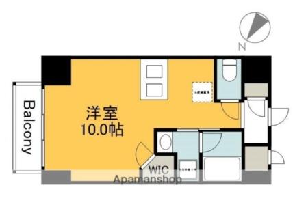 メゾン　ド　銀山 803｜広島県広島市中区銀山町(賃貸マンション1R・8階・29.70㎡)の写真 その2