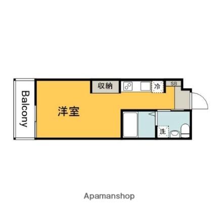 ＣＯＬＬＩＮＡ山根町 ｜広島県広島市東区山根町(賃貸マンション1R・4階・21.70㎡)の写真 その2