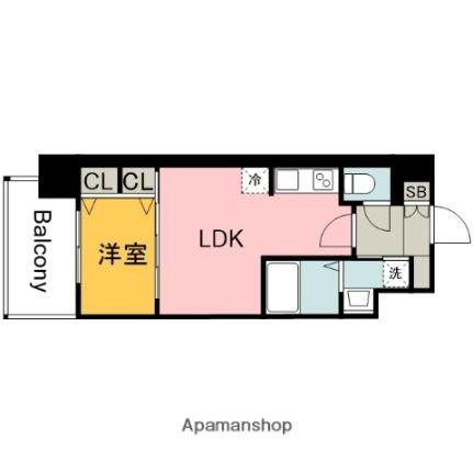 Ｓ－ＲＥＳＩＤＥＮＣＥ国泰寺町一丁目 1203｜広島県広島市中区国泰寺町１丁目(賃貸マンション1LDK・12階・28.26㎡)の写真 その2